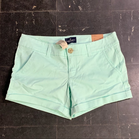 American Eagle Outfitters Pants - NWT American Eagle Mint Green Midi Shorts